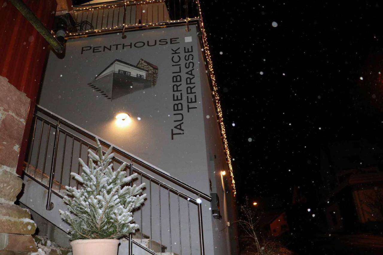 タウバービショフスハイムPenthouse Tauberblickアパートメント エクステリア 写真